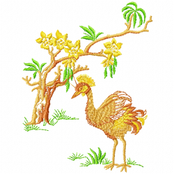 Flowers And Tree Embroidery Design 12 Flowers And Tree Embroidery Design 12